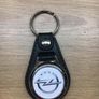 Brand new synthetic leather Opel metal key ring with shopping trolley token/coin Image 2