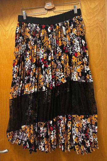Brand new with tags Lexie & Lola pleated floral and lace skirt