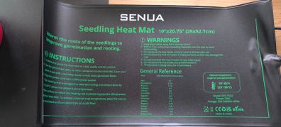 Seedling heat mat