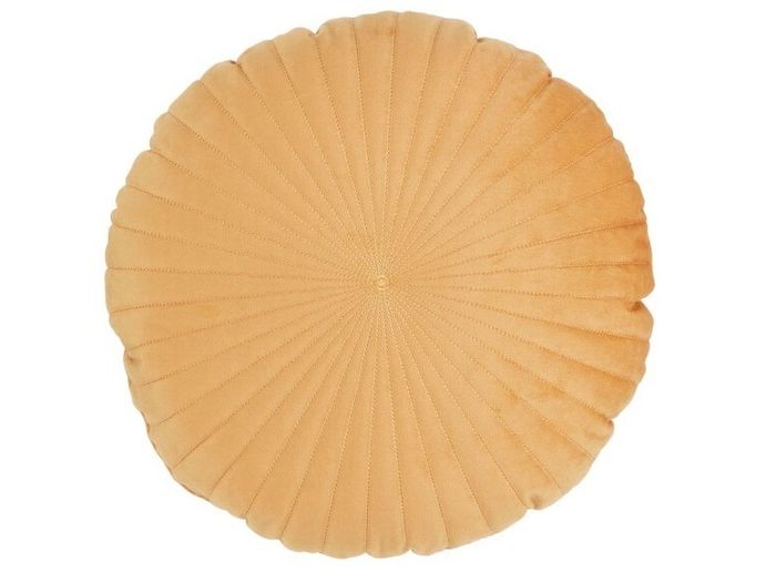 Velvet Cushion - Ochre