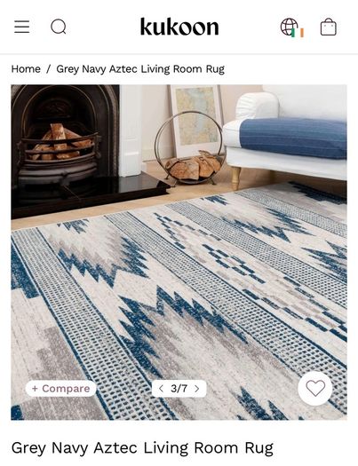 Brand new kukoon living room Rug