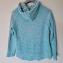 Weird fish chicoa hoodie Size l4 ptp 21" Full zip turquoise in excellent condition Image 2