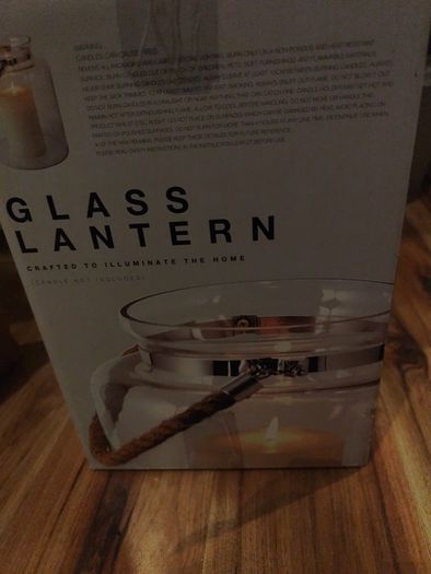 glass lantern