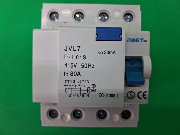 Postage - 5 x Circuit Breakers RCCB 4P 80A 30mA 230v