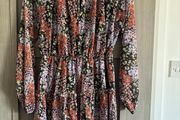 River Island Floral Tiered Dress (uk: 14)