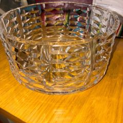 Vintage Waterford Bow tie design Crystal Bowl