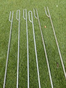Attic ladder poles