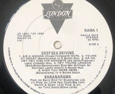 Bananarama Deep Sea Skiving Vinyl Pop 80s Irish Pressing