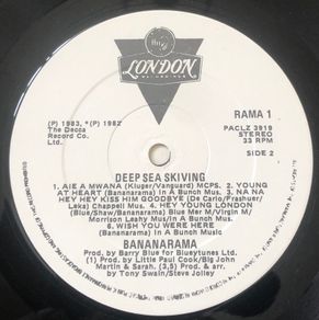 Bananarama Deep Sea Skiving Vinyl Pop 80s Irish Pressing
