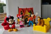 Disney Store Mickey Mouse Clubhouse House 4 figures and 3 furniture