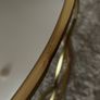 Round Coffee Tables Set of 2, Gold Nesting Tables with Mirror Top Image 6