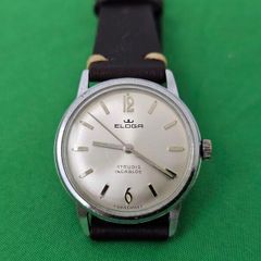 Vintage Swiss Watch Eloga Mechanical wind up 1960s