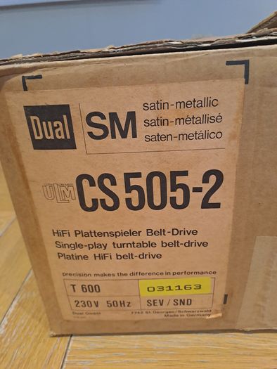 Dual CS 505-2 Turntable