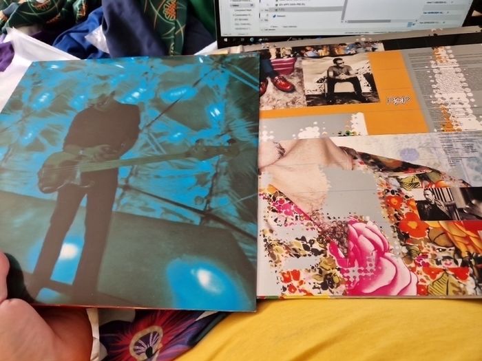 U2 Pop 1st pressing double vinyl, never played