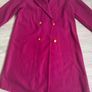 Beautiful magenta Coat Size M Image 3