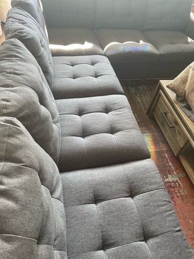 L shaped sofa