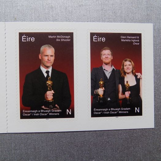 Irish Oscar Winners.2020.Irish Stamp Booklet.4 x N values.Self-Adhsive stamps.MNH.