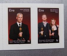 Irish Oscar Winners.2020.Irish Stamp Booklet.4 x N values.Self-Adhsive stamps.MNH.
