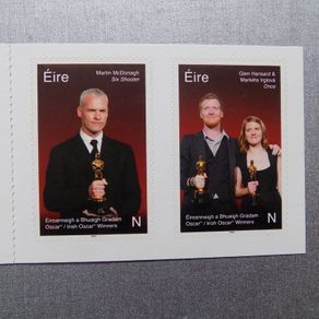 Irish Oscar Winners.2020.Irish Stamp Booklet.4 x N values.Self-Adhsive stamps.MNH.