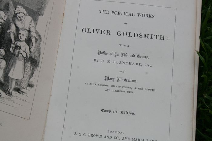 The Poetic Works of Oliver Goldsmiths