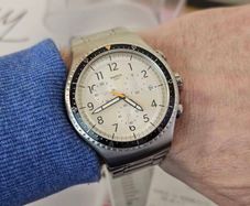 Swiss Made Swatch Irony Chronograph Minimalistic Discontinued Collectable Swiss Watch Swatch