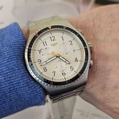 Swiss Made Swatch Irony Chronograph Minimalistic Discontinued Collectable Swiss Watch Swatch