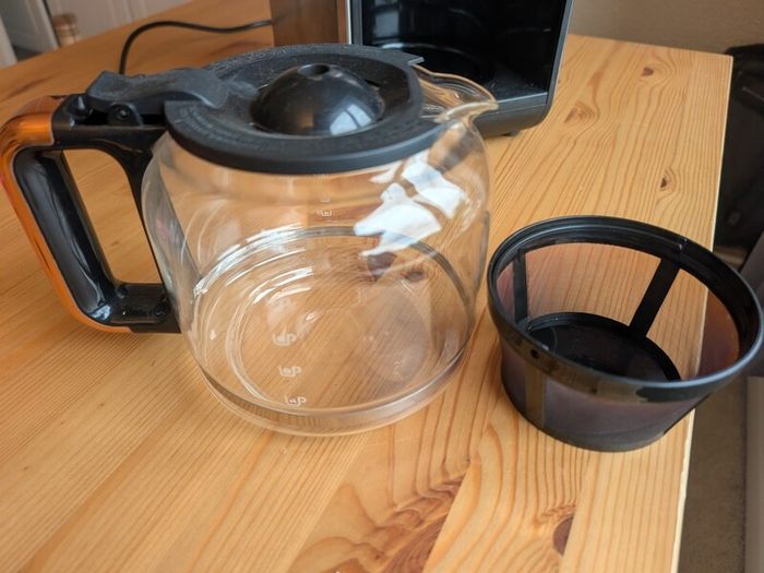 Morphy Richards Rose Gold / Matte Black Filter Coffee Maker (1.8L)