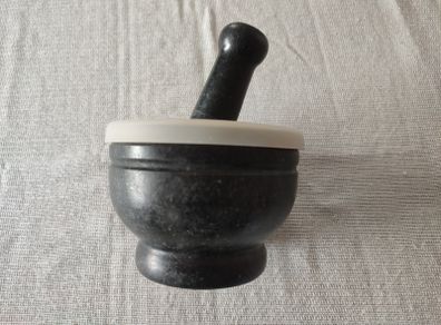 Granite pestle and mortar