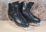 Mens GRAF 500 OFF ICE SKATES Size UK 11 EU 45 Black ice skating practice figure skates rollerblades