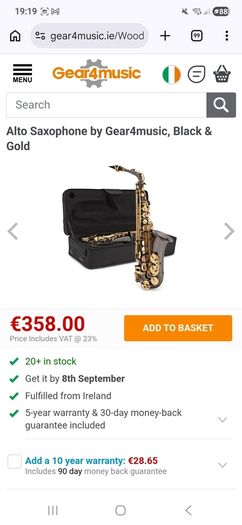 Alto saxophone