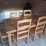 Dinning table and 6 chairs Image 4