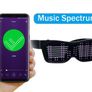 Bluetooth LED Glowing Light Up Flashing Party Glasses Magic Luminous App Control For Halloween Christmas Image 2