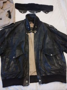 Vintage Leather Aviator/Bomber Jacket
