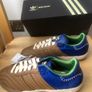 Adidas x Wales Bonner Samba Fox Brown Royal Blue UK 5 EU 38 Boxed Image 3
