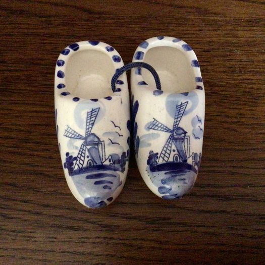 Holland Delft Blue Mini Clogs