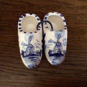 Holland Delft Blue Mini Clogs