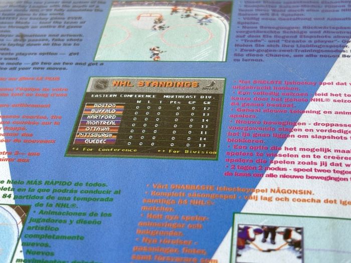 NHL 95 for Sega Mega Drive - Boxed and Minty