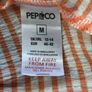 Ladies Orange & White Checkered String Top from Pepco Image 2