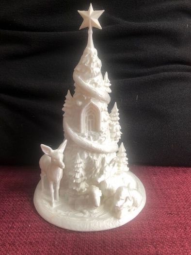Christmas tree ornament with deer