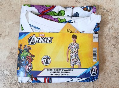 Marvel Avengers Kids' Short Pyjamas 12-14 years 158/164 100% cotton NEW