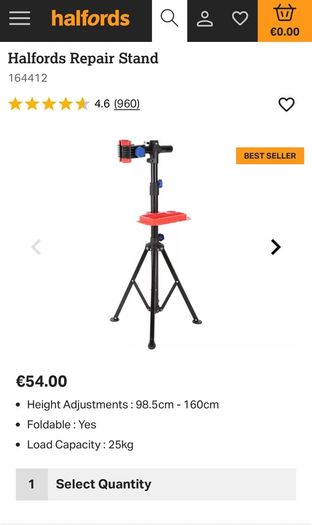 Bike repair stand. NEW
