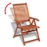 7 Piece Outdoor Dining Set Solid Acacia Wood Image 5