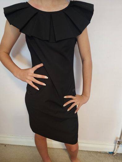 Ted Baker black dress with pockets