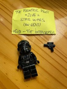 Lego minifigure Tie Fighter Pilot sw0543 - 2014