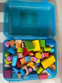 wooden building blocks