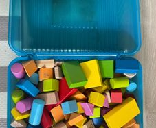 wooden building blocks