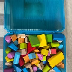 wooden building blocks