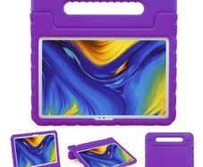 For Samsung Galaxy Tab A7 10.4 2020 Kids Case Shockproof Cover With Stand - Purple