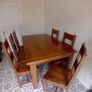 Oak Table & 6 Chairs Image 5