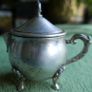 Vintage  Silver Plated Mustard Condiment Pot Image 2